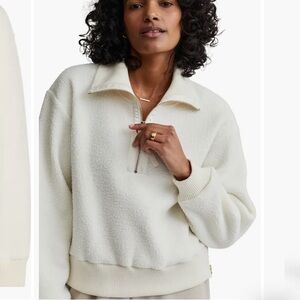 Varley Roselle Fleece Half Zip Pullover Size XS